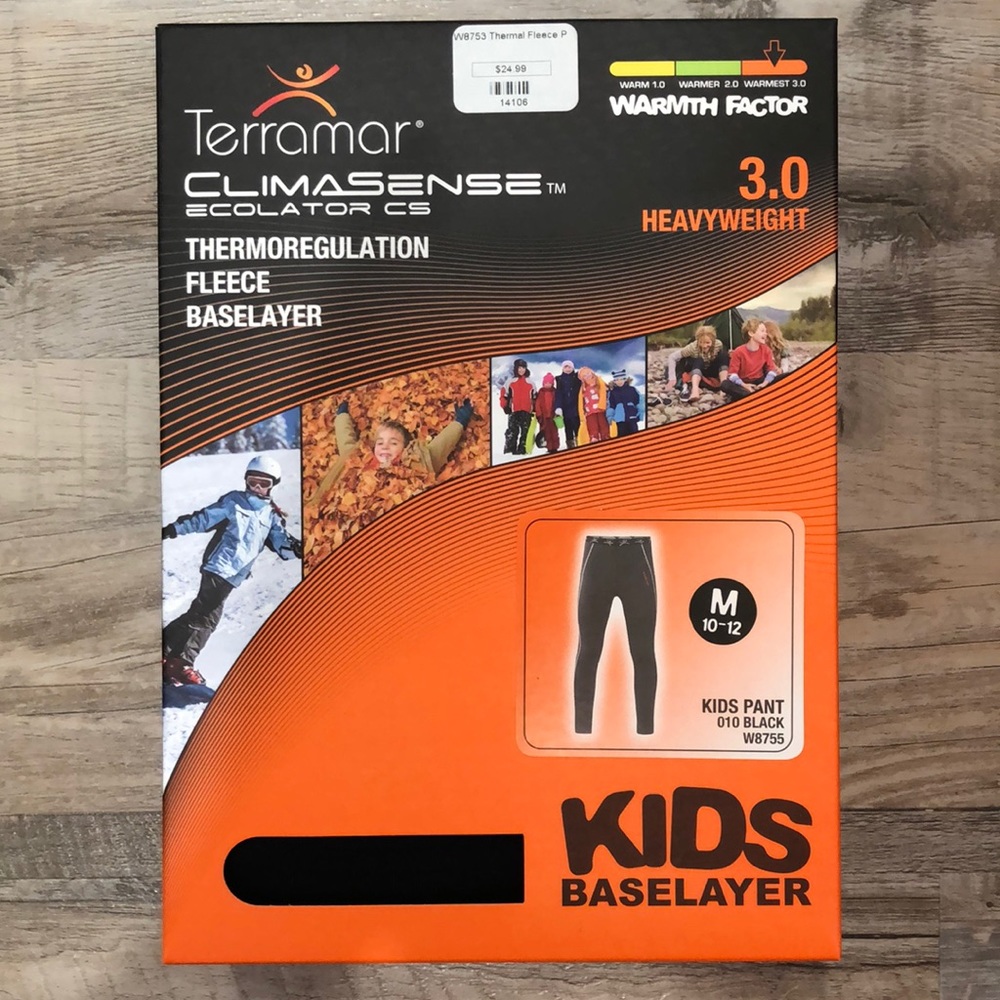 Terramar Black Fleece Base-layer Bottom W8755